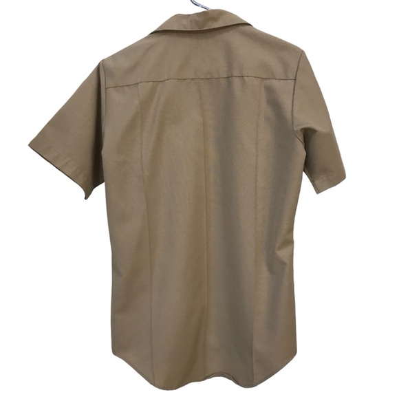US Navy Flying Cross Khaki Uniform short sleeve button down Shirt size M - Picture 3 of 5